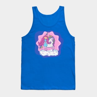 Little princess and unicorn Tank Top